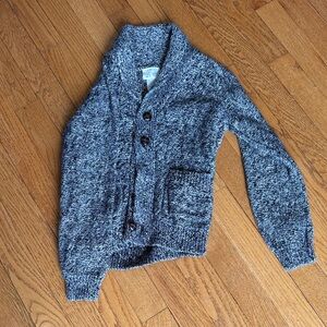 Crewcuts Black and White Knit Cardigan